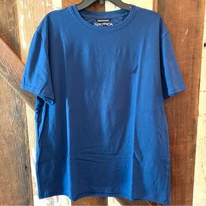 Nautica Performance Tee Estate Blue Short Sleeve Active Stretch